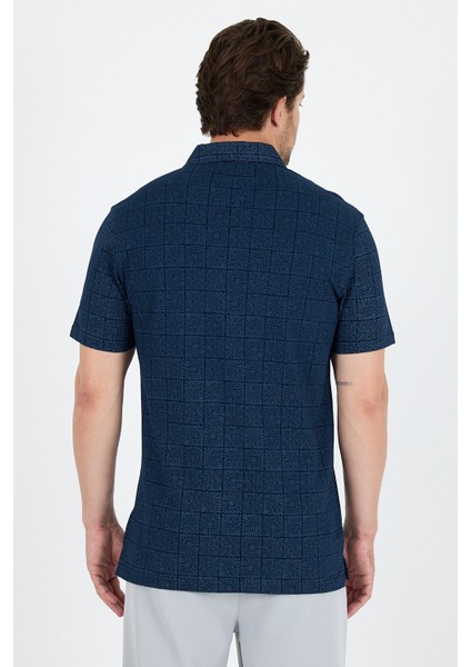 Erkek Polo Yaka Desenli T-Shirt – %95 Pamuk %5 Elastan – Şık, Esnek ve Rahat Kısa Kollu Tişört 0034 indirimleri