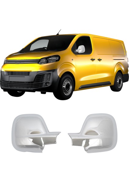 Citroen Jumpy 3 Uyumlu 2017 ve Üzeri Ayna Kapağı 2 Parça Abs Krom Kaplama fiyatları
