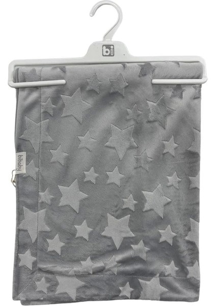Jacquard Star 82X90 Battaniye 64726 Grey