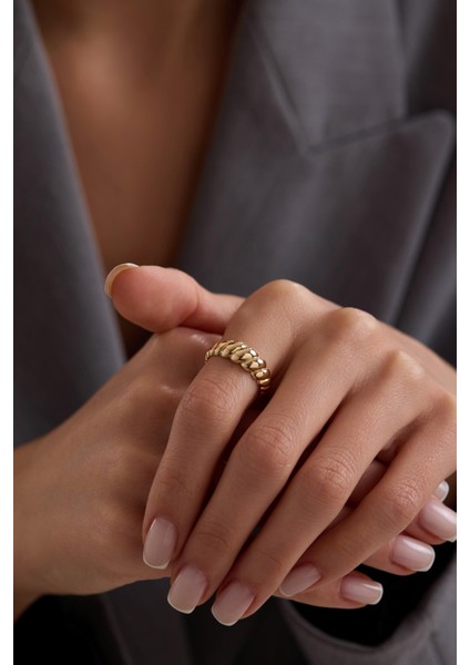 14 Ayar Isti̇ri̇dye Altın Yüzük modelleri