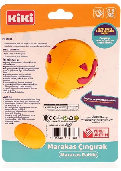 Bfs Kiki Marakas Çıngırak AE-1910 fırsatları