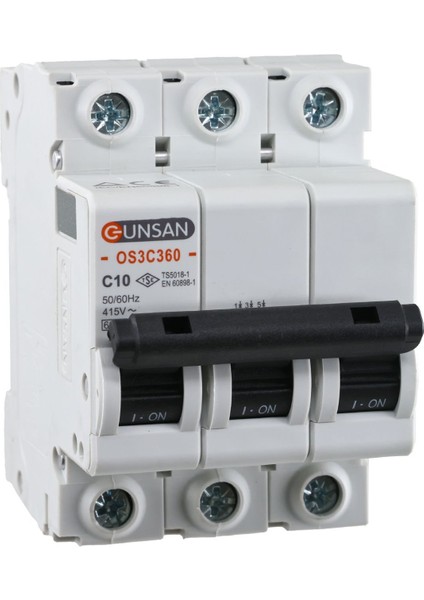 Valta Otomatik Sigorta 3 Kutup 6ka C Tip 10A