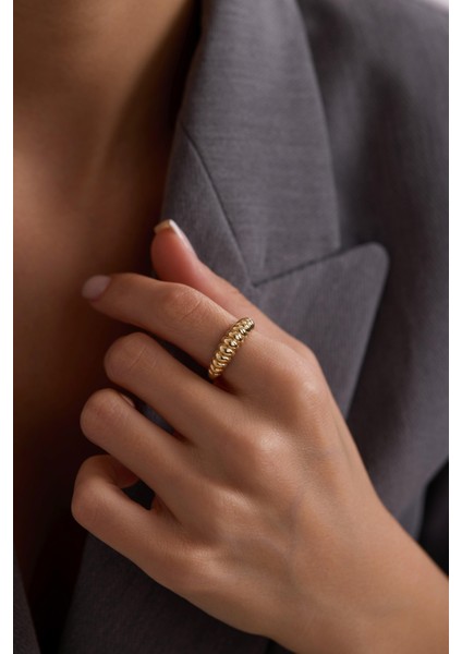 14 Ayar Isti̇ri̇dye Altın Yüzük modelleri