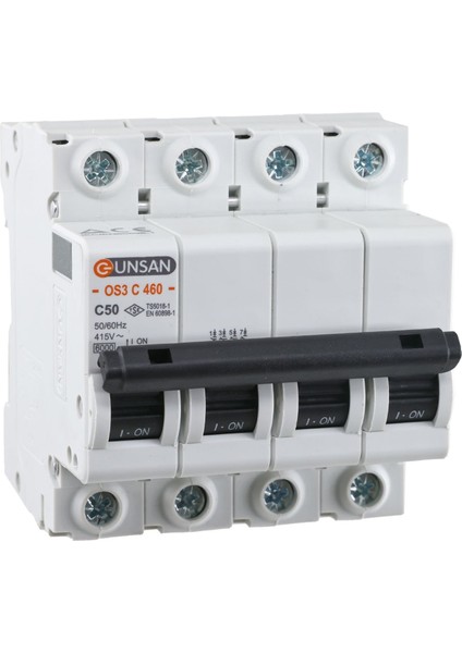 Valta Otomatik Sigorta 4 Kutup 6ka C Tip 50A