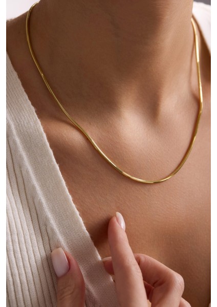 14 Ayar Yuvarlak Formlu Tondo Altın Zincir Kolye (1.95 Mm) fiyatları