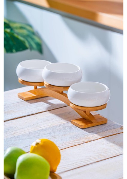 Pamira 3 Lü Porselen Kase Seti - 11 cm