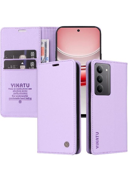 Realme C75 4g Suni Deri ve Tam Mat Tpu Için Flip Case Güçlü ve (Yurt Dışından)