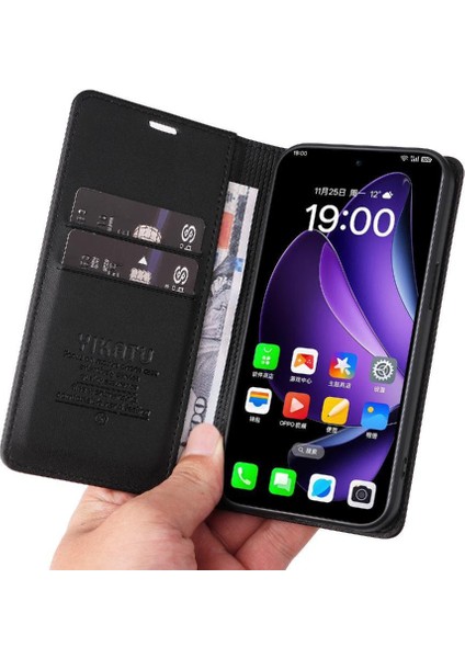 Kart Yuvaları Suni Deri ve Tam Mat Ile Oppo Reno 13 5g Için Flip Case (Yurt Dışından) indirimleri