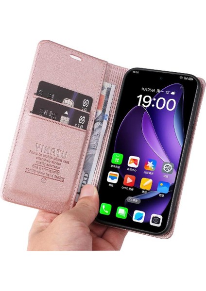 Kart Yuvaları Suni Deri ve Tam Mat Ile Oppo Reno 13 5g Için Flip Case (Yurt Dışından) indirimleri
