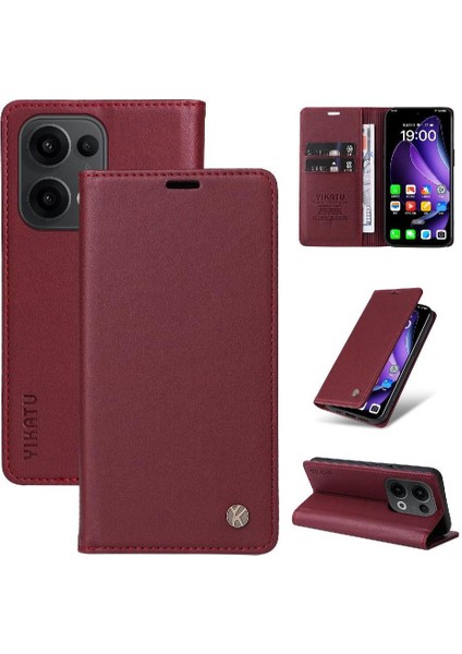 Kart Yuvaları Suni Deri ve Tam Mat Ile Oppo Reno 13 5g Için Flip Case (Yurt Dışından) indirimleri
