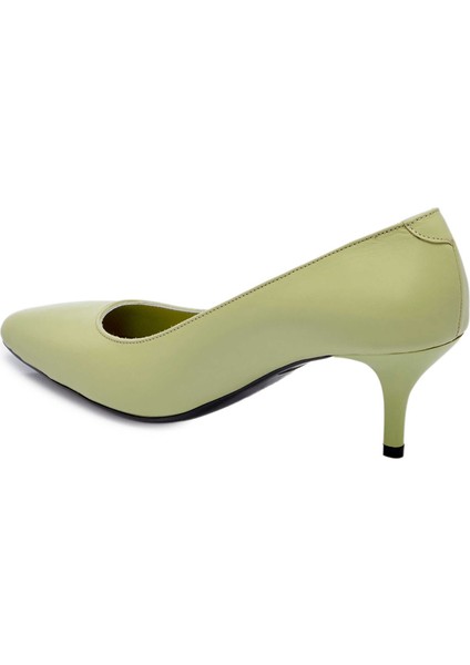 Yeşil Hakiki Deri Kadın Stiletto - K24S1AY67737-S1X fiyatları