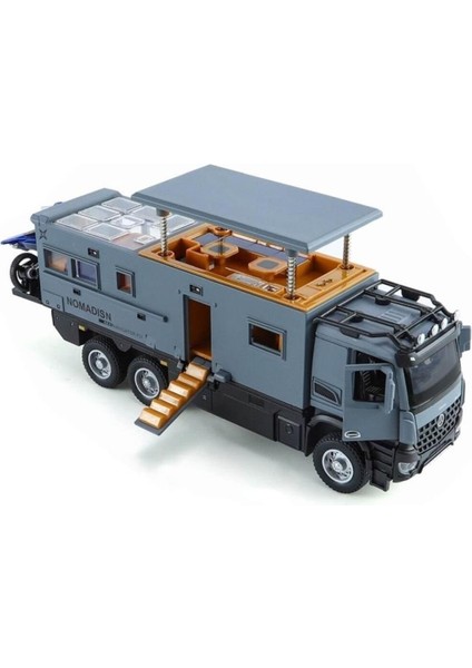 Nessiworld XHD-B3217 -Vardem Çek Bırak Işıklı ve Sesli Model Motorlu Karavan 1:24