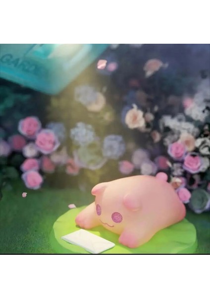 Hayalet Ayı Shinwoo Gizli Ayı Bahçe Figür Figürinleri Çocuk Oyuncak Kız Doğum Günü Kawaii Koleksiyon Süsleme Hediye Renk: E (Yurt Dışından)