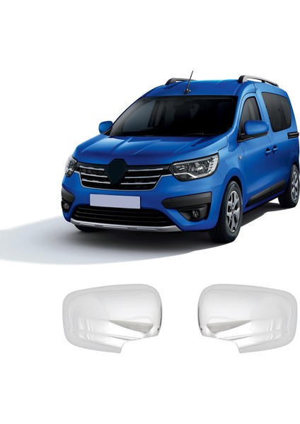 Renault Kangoo Uyumlu 2021 ve Üzeri Ayna Kapağı 2 Parça Abs Krom Kaplama