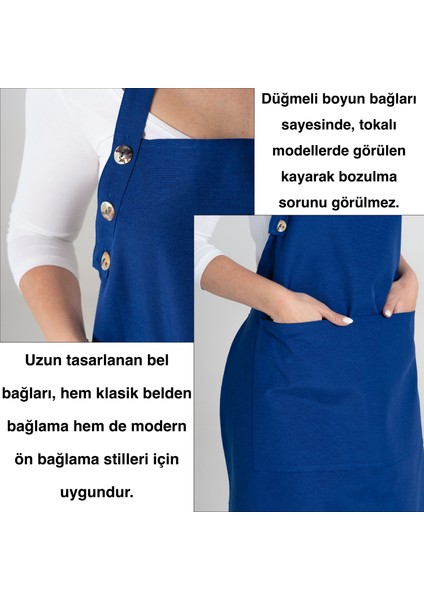 Boyun Ayarlı, Su Geçirmez, Cepli Şef, Aşçı, Mutfak Önlüğü , Cafe, Barista, Kuaför, Ressam ve Çiçekçi Önlükleri fırsatları
