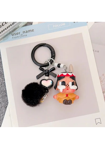 Anime Yeni Crybaby Keychain Araba Kolye Sırt Çantası Dekor Karikatür Kawaii Kadın Kız Hediyeler Için Renk: E (Yurt Dışından)