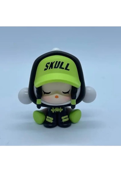 Pop Bean Skulpanda Serisi Pekin Limit Mini Bebek Kawaii Anime Figür Masaüstü Modeli Sürpriz KızHediye Koleksiyonu: Sp (Yurt Dışından)