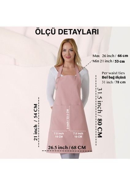Boyun Ayarlı, Su Geçirmez, Cepli Şef, Aşçı, Mutfak Önlüğü , Cafe, Barista, Kuaför, Ressam ve Çiçekçi Önlükleri fırsatları