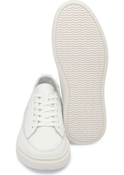 Beyaz Hakiki Deri Kadın Sneaker - K25I1AY67820-A26 fırsatları