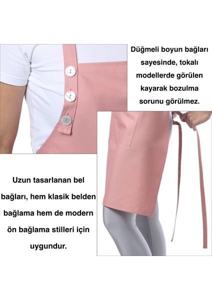 Boyun Ayarlı, Su Geçirmez, Cepli Şef, Aşçı, Mutfak Önlüğü , Cafe, Barista, Kuaför, Ressam ve Çiçekçi Önlükleri indirimleri