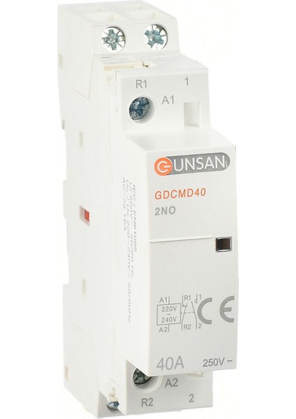 Valta Modüler Kontaktör 40A 2 Kutup 2no