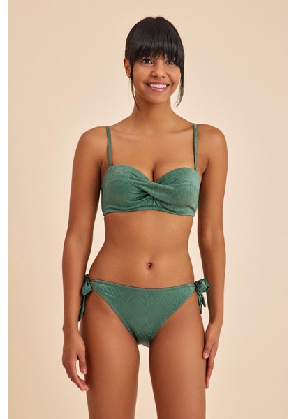 Bali Yeşil Yandan Bağlamalı Bikini Alt