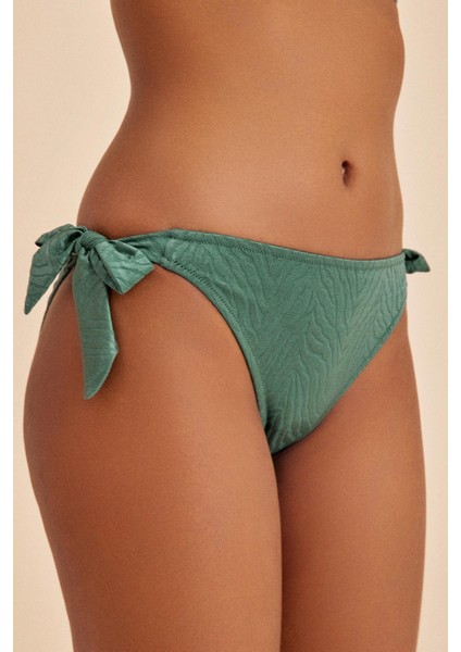 Bali Yeşil Yandan Bağlamalı Bikini Alt modelleri