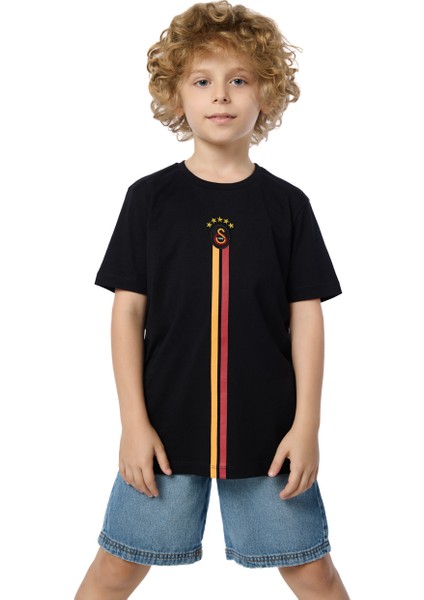 Galatasaray 5 Yıldız Detaylı Çocuk T-Shirt C251398