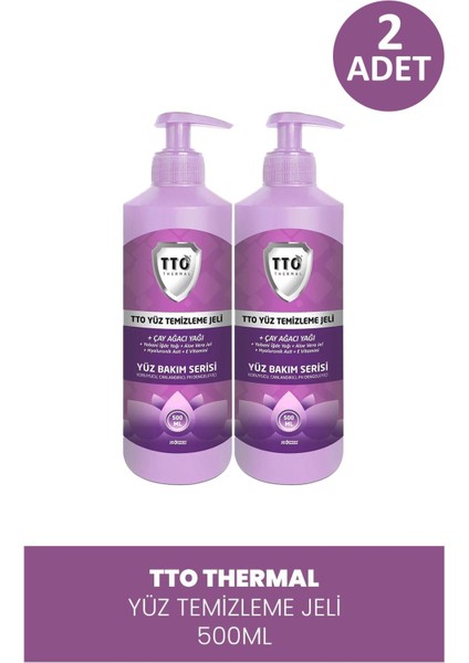 Yüz Temizleme Jeli 500 ml 2 Adet
