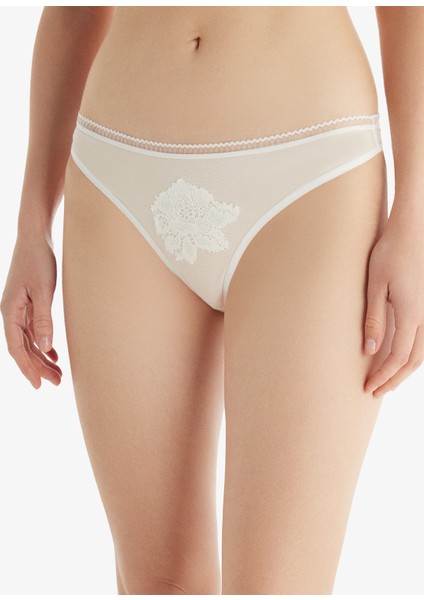 Kadın Tanga Külot 51834 - Beyaz
