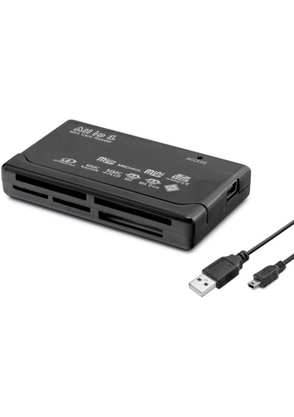 Card Reader USB All In One Siyah HDX7012