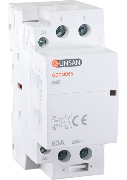 Valta Modüler Kontaktör 63A 2 Kutup 2no