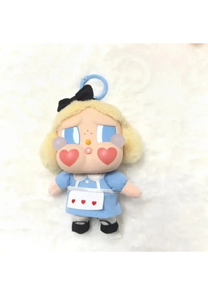 Yeni Orijinal Crybaby Crying Again Seri Serisi Kutu Figürleri Vinil Yüz Bebek Kravat Kolye Keychain Gizem Kutusu Oyuncak Hediye Renk: Sarı (Yurt Dışından)
