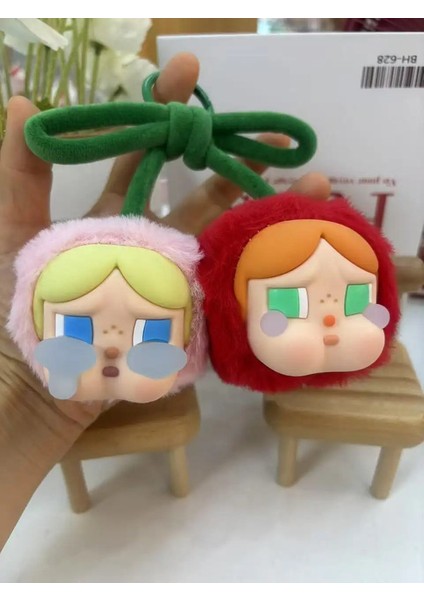 Crybaby Seni Seviyorum Kiraz Çok Seri Moda Asma Kartı Sevimli Peluş Kolye Çanta Yüksek Kaliteli Anahtarlık Hayranları Hediyesi: A (Yurt Dışından)
