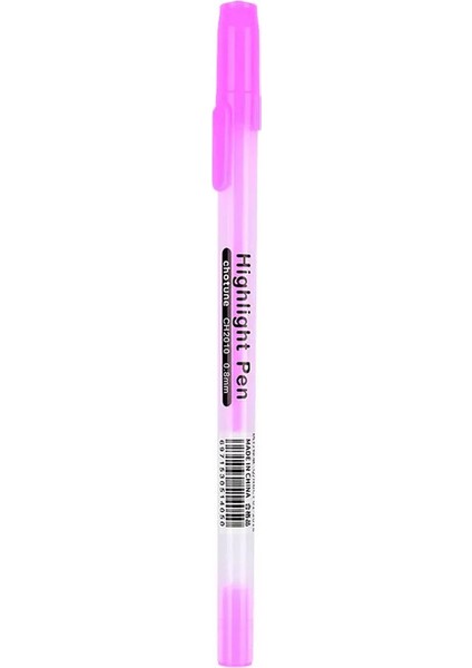 0.8mm Renkli Vurgulayıcı Çizim Çizimi Boyama Floresan Kalemler Tebrik Kartları Dergi Işaretçisi Sanat Kırtasiye Malzemeleri Renk: Mor (Yurt Dışından)