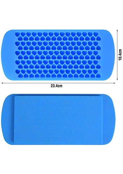 2 Adet Buz Küpü Tepsisi 150 Izgaralı Mini Silikon Buz Küpü Tepsileri Kalp Şekilli Buz Küpü Kalıpları, , Kokteyl, Süt, Meyve Suyu, Çikolata Için Bpa Içermeyen ve Kolay Çıkarılan (Yurt Dışından) fiyatları