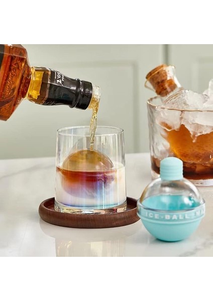 4 Paket Buz Topu Makinesi, Buz Kalıbı, Silikon Buz Küpü Tepsisi, ve Ler Için 2,5 Inç Küre Buz Kalıbı (Yurt Dışından) fiyatları