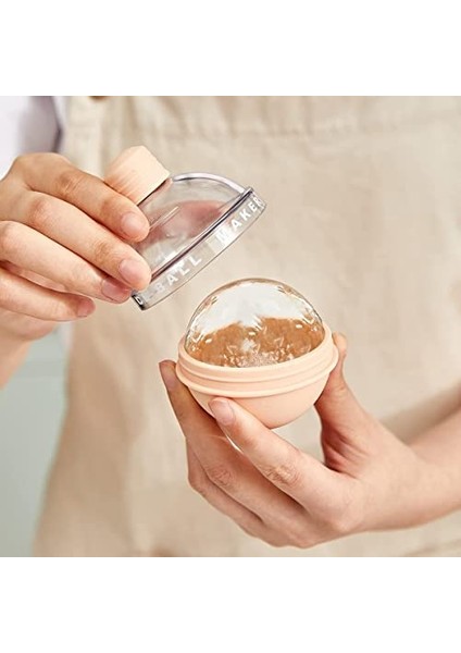 4 Paket Buz Topu Makinesi, Buz Kalıbı, Silikon Buz Küpü Tepsisi, ve Ler Için 2,5 Inç Küre Buz Kalıbı (Yurt Dışından) fırsatları