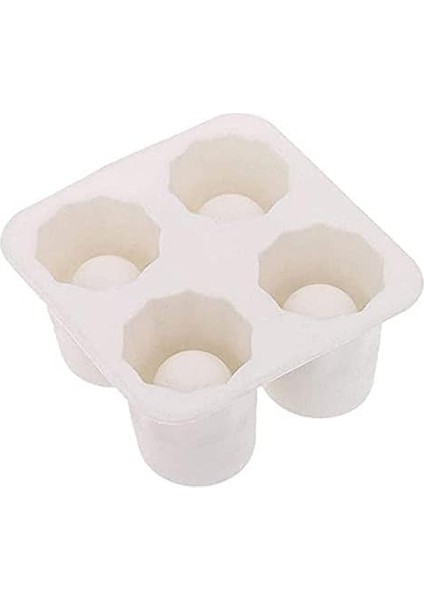 Cam Buz Kalıbı Yeniden Kullanılabilir 4 Bardak Silikon Tepsi Yaz Partisi Ev Mutfak Için (Yurt Dışından) modelleri