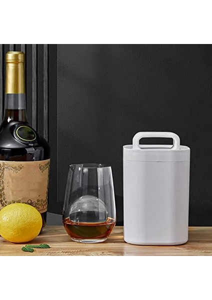 1 Adet Kristal Şeffaf Buz Topu Yapıcı Küresel Tepsisi Yuvarlak Kabarcıksız Kare 3D Küre Kalıp Beyaz (Yurt Dışından) indirimleri