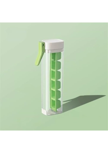 Yeni Buz Küpü Tepsileri 6 Hücre Tek Elle Buz Çözme ve Buzun Basılması ， Kapaklı Buz Küpü Tepsileri Kalıp 6 Delikli Buz Pres Tipi Buz Küpü Kalıpları Kolay Serbest,green (Yurt Dışından) fırsatları