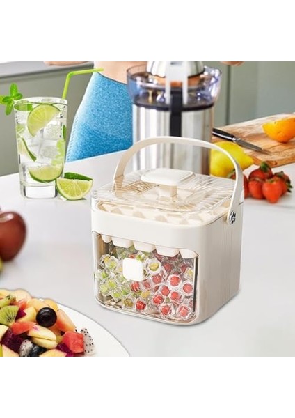 Buz Küpü Kalıbı,buzdolabı Için Yeniden Kullanılabilir Buz Tepsileri ve Saklama Kabı - 48 Gözlü Yapışmaz Mutfak Aleti Ev Kamp Için Kullanım (Yurt Dışından) modelleri