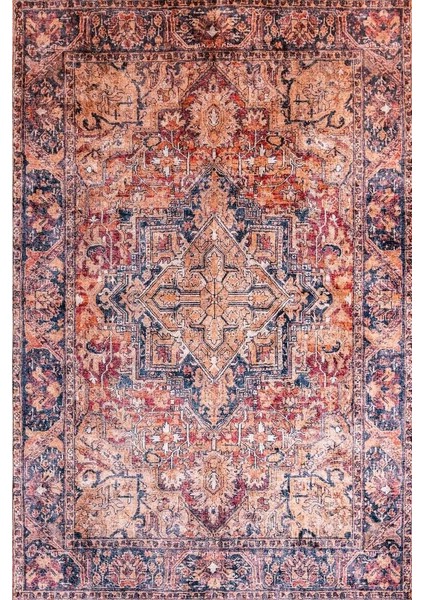 Fuga Yumuşak Dokulu Kahverengi Vintage Desenli Halı Ka 11 fiyatları