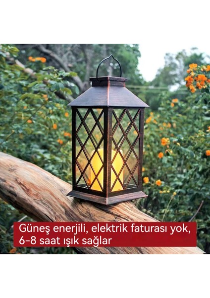 Retro Açık Kamp Işıkları Güneş Mumları Rüzgar Işıkları Bahçe Çim Villa Dekoratif Peyzaj (Yurt Dışından) modelleri