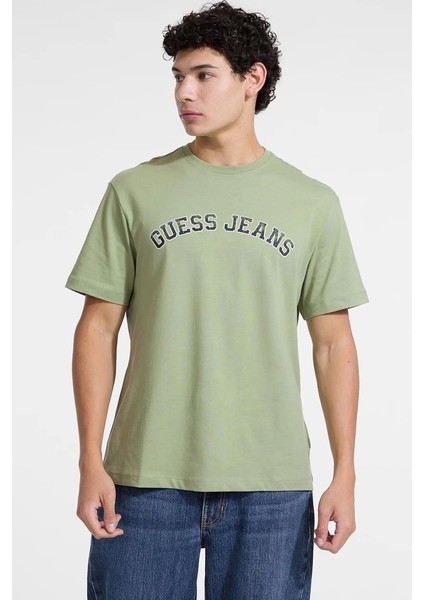 Gj Ss Cn Reg Collegıate Tee Erkek Yeşil T-Shirt M5RI75K8FQ4-G8EJ