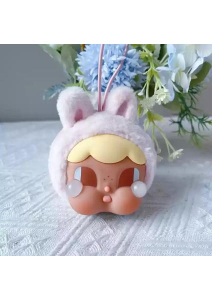 Sevimli Crybaby Vinil Bebek Oturma Pozisyon Sınırlı Stil Crybaby Keychain Kolye Çanta Kolye Aksesuarları Renk: 07 (Yurt Dışından)