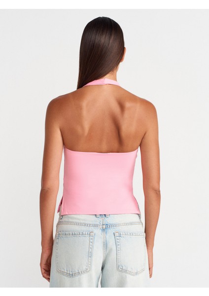 31753 Halter Yaka Top-Pembe fiyatları