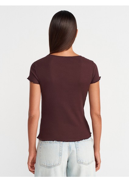 31935 Kısa Kollu T-Shirt-Kahve fiyatları