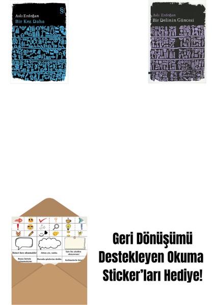 Bir Kez Daha + Bir Delinin Güncesi + Okuma Sticker'ları