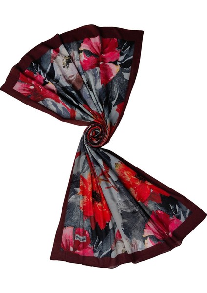Emproyal Organik Pamuk Çiçek Desen Şal 75X190 cm fiyatları